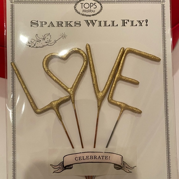 Other - LOVE SPARKLES/Cake/Pie Topper❤️❤️❤️❤️